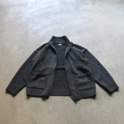 alvana,アルバナ,アルヴァナ,alvana 東京取り扱い店舗,alvana 通販,5G LAMB WOOL zip up knit,ALV-90151