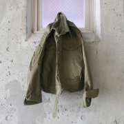 DEAD STOCK,MILITARY,グリーンデニムジャケット,イギリス軍,50年代,BRITISH ARMY 1950' GREEN DENIM JACKET