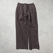 curly,カーリー,curly 通販,curly 東京取り扱い店舗,CURLY&Co.,KNIT DENIM 2 TUCK EZ WIDE PANTS,26A-7621