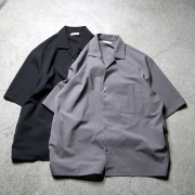 LAMOND,ラモンド,Shari Shirts,lm-s-083,シャリシャツ,オープンカラーs/sシャツ