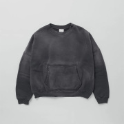 MOOJI MOOJI ,ムージームージー,MOOJI MOOJI 東京取り扱い店舗,MOOJI MOOJI 通販,OVERSIZE KANGAROO POCKET CREW AGED