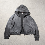 MOOJI MOOJI ,ムージームージー,MOOJI MOOJI 東京取り扱い店舗,MOOJI MOOJI 通販,Oversized Zip Up Hoodie