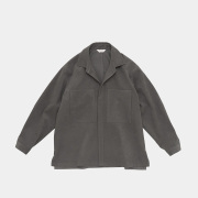 still by hand 通販,still by hand 東京取り扱い店舗,スティルバイハンド, Synthetic leather over shirt,BL06253