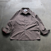 【M：薄手】サニーエレメント　ラボラトリー シャツ　フランネル SUNNY ELEMENT サニーエレメントLaboratory Shirt/White Grey