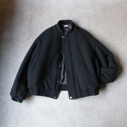 SEEALL,シーオール,OVERSIZED BOMBER JACKET,black,sau31 bl181 m004