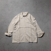 seeall,シーオール,seeal 東京取り扱い店舗,seeal 通販,regular collar shirts natural stripe,SAU63 SH381-i002