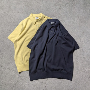 yonetomi new basic,ヨネトミ ニューベーシック,yonetomi 通販,yonetomi 東京取り扱い店舗,light wave cotton knit p/l,ポロシャツ