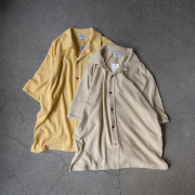 yonetomi new basic,ヨネトミ ニューベーシック,yonetomi 通販,yonetomi 東京取り扱い店舗,SURFER MOLE KNIT SHIRT
