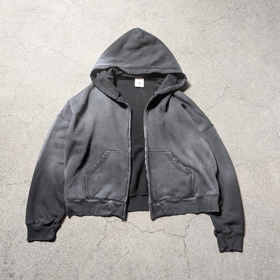 MOOJI MOOJI ,ムージームージー,MOOJI MOOJI 東京取り扱い店舗,MOOJI MOOJI 通販,Oversized Zip Up Hoodie