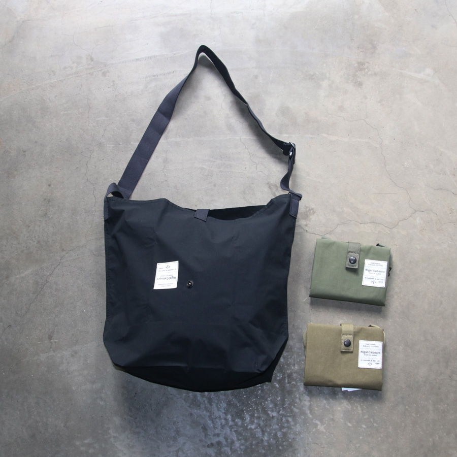 80480061004,Nigel Cabourn,ナイジェルケーボン,MULTI BAG - C/N WEATHER CLOTH,マルチバッグ - コットンナイロン ウェザークロス