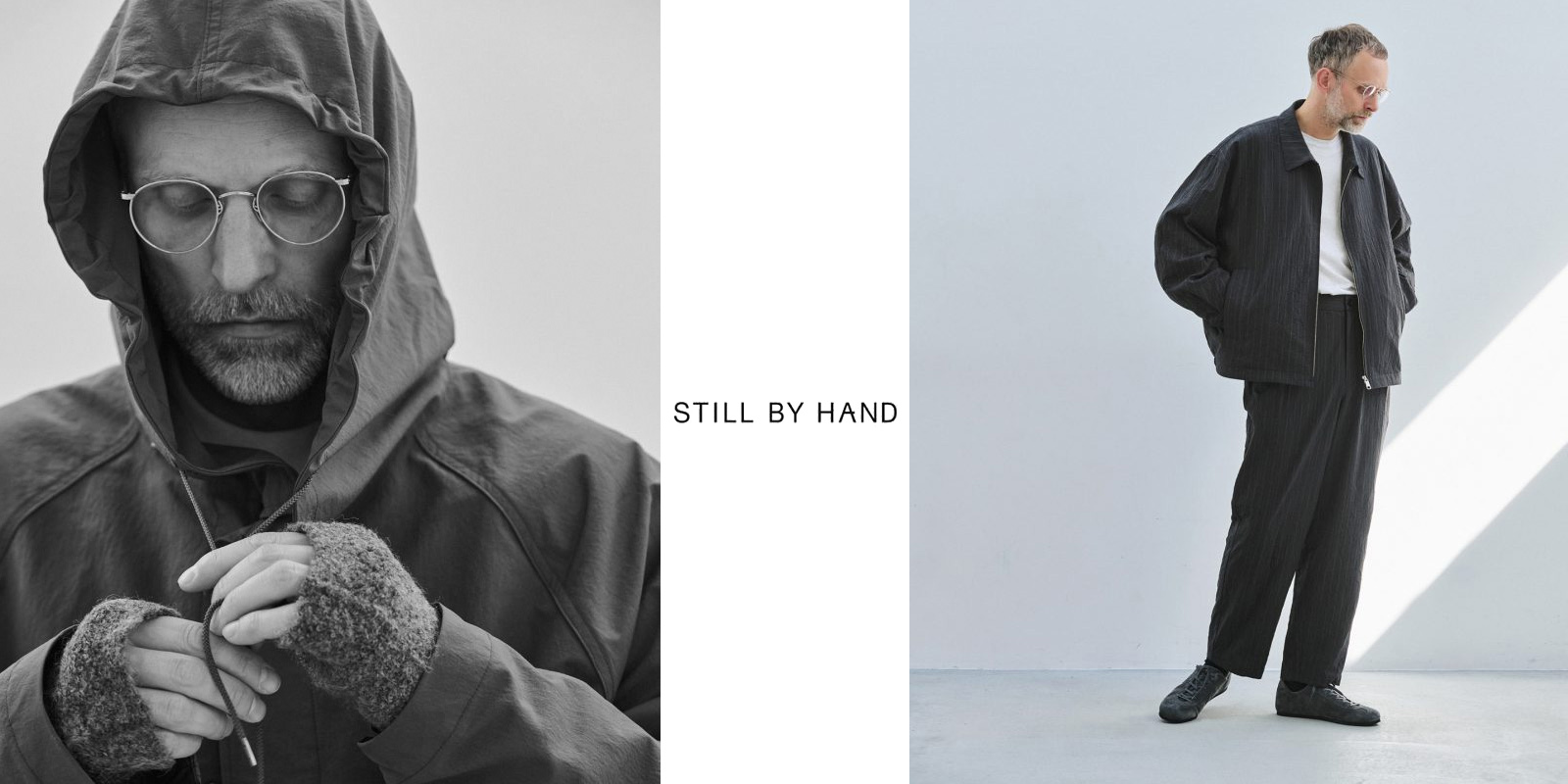 still by hand 通販,still by hand 東京取り扱い店舗,スティルバイハンド,crispy hooded blouson,bl03263