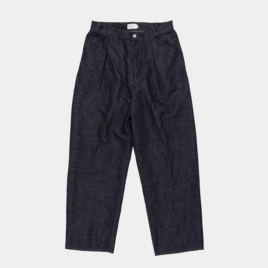 still by hand 通販,still by hand 東京取り扱い店舗,スティルバイハンド,DN02261,Hemp mixed denim pants