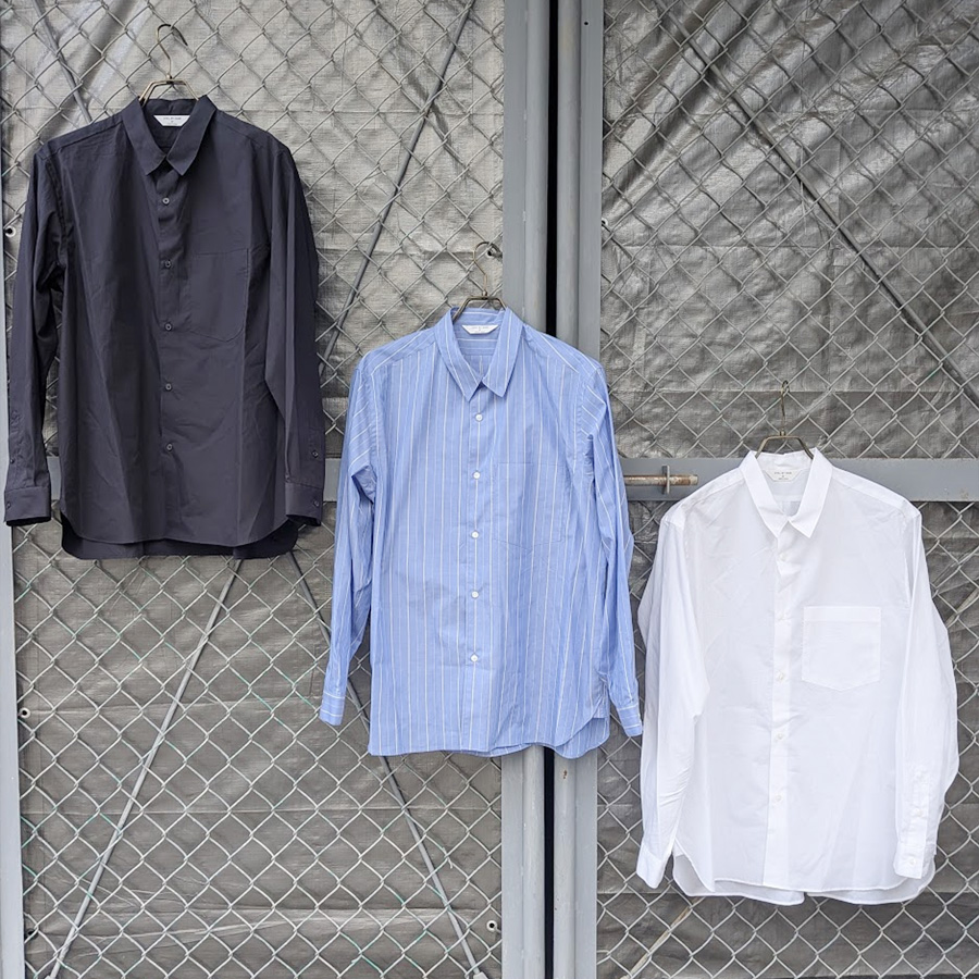 still by hand 通販,still by hand 東京取り扱い店舗,スティルバイハンド,SH00221,Regular Collar Shirt