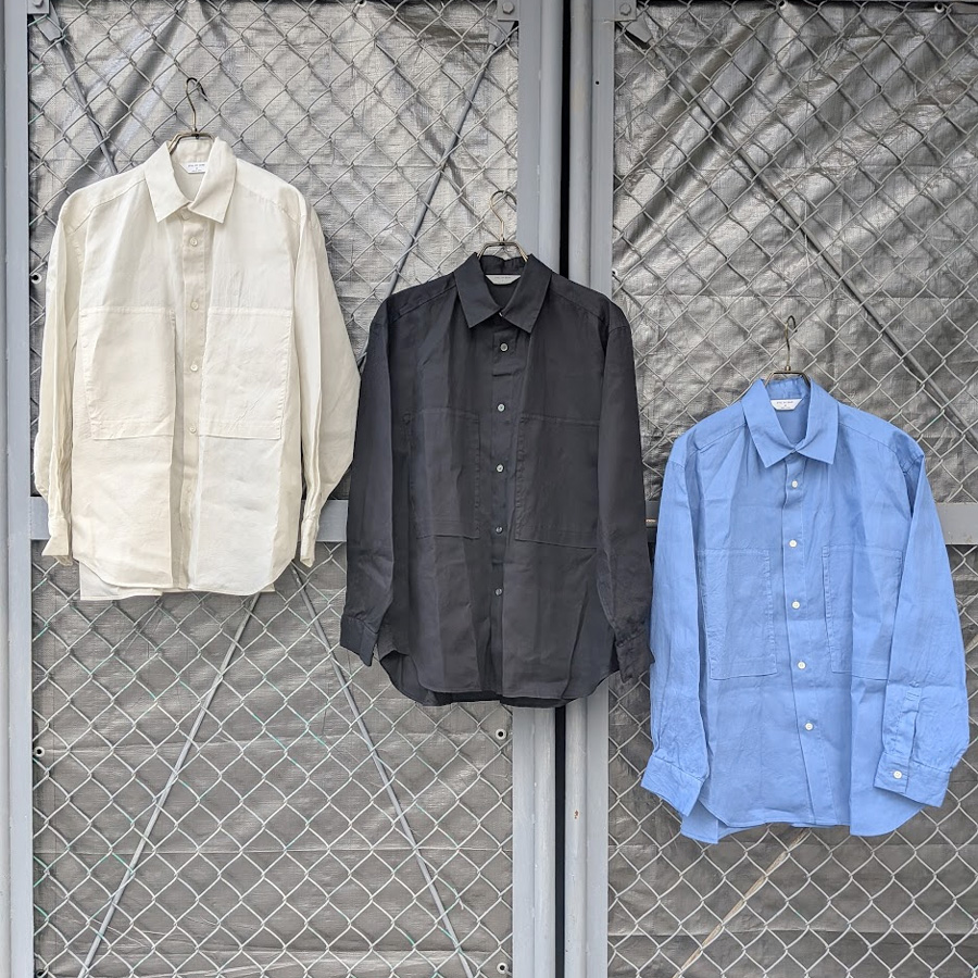 still by hand 通販,still by hand 東京取り扱い店舗,スティルバイハンド,SH05261,Garment-dye over shirt