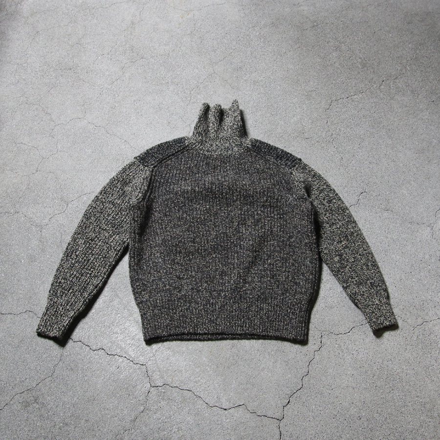 slopeslow,スロープスロー,Hard twisted Shetland wool,GOBセーター,slopeslow 東京取り扱い店舗,slopeslow 通販,turtle neck sweater