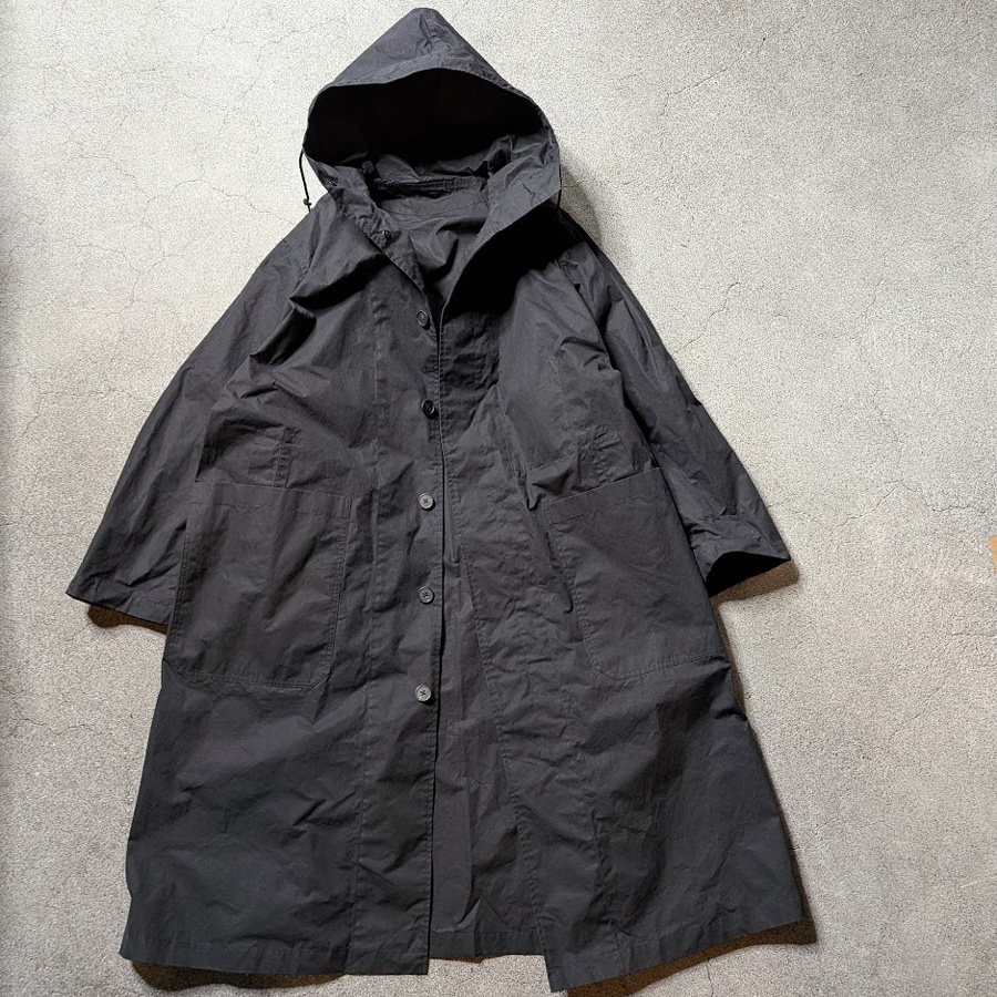 tuki,ツキ,tuki パンツ,TUKI 通販,TUKI 東京取り扱い店舗,0195,HOODED COAT,black