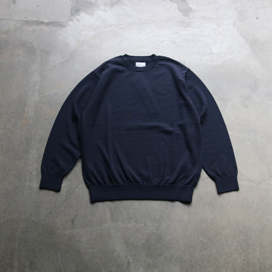 yonetomi new basic,ヨネトミ ニューベーシック,山形ニット,ニットファクトリーブランド,4seasons wool knit po