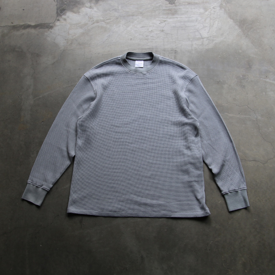 yonetomi new basic,ヨネトミ ニューベーシック,山形ニット,ニットファクトリーブランド,95-232-009,garment dye l/s pack tee