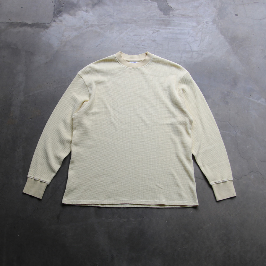 yonetomi new basic,ヨネトミ ニューベーシック,山形ニット,ニットファクトリーブランド,95-232-009,garment dye l/s pack tee