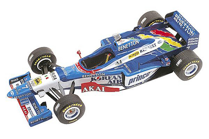ミニチャンプス PMA 1/43 Benetton ベネトン B196 J. アレジ