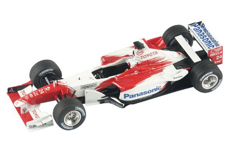 タメオ 1/43 メタルキット トヨタ TF102 モナコGP 2002 M.サロ/A