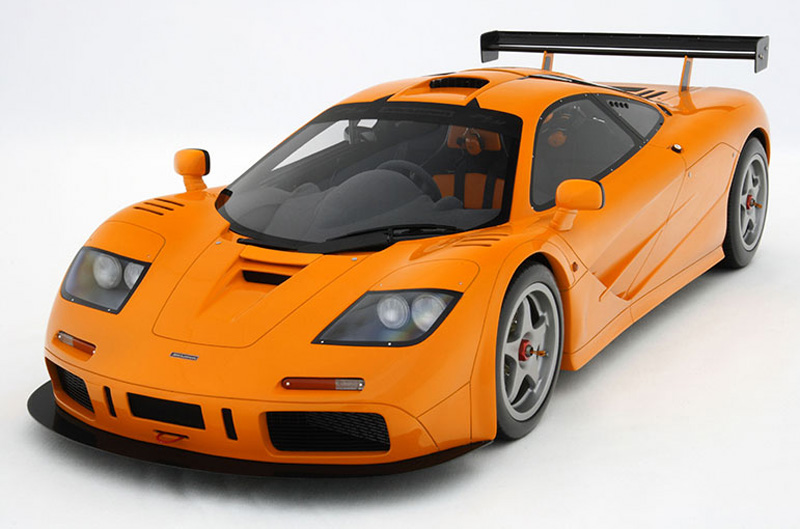 アマルガム 1/8 マクラーレン F-1 LM 1995 オレンジ M5249