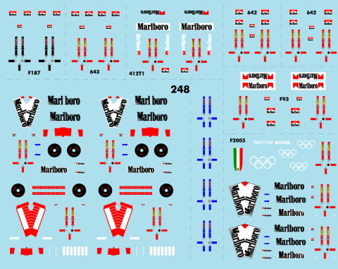 ミュージアムコレクション 1/64 フェラーリ F1用 マルボロ No.3 (京商