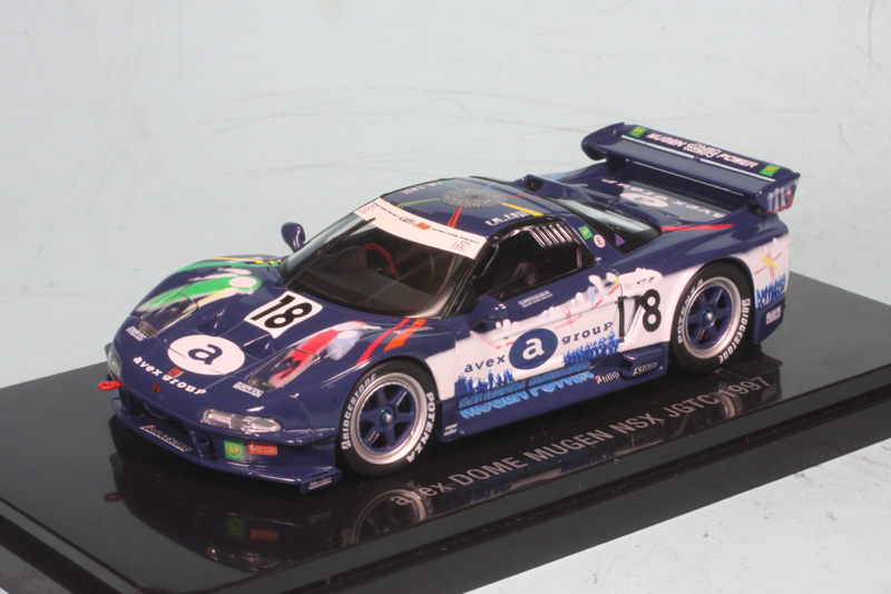 エブロ 1/43 avex 童夢 NSX JGTC 1997 No.18 44219 ミニカー