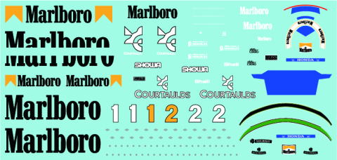 ミュージアムコレクション 1/20 マクラーレン MP4/5 マルボロ (フジミ