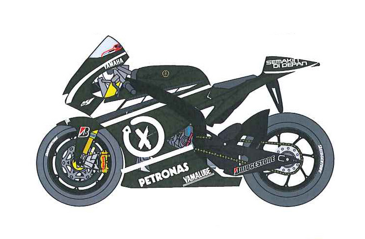 スタジオ27 デカール 1/12 ヤマハ YZR-M1 2011 テスト (タミヤ対応