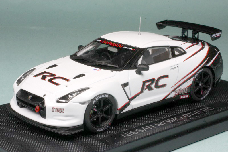 エブロ 1/43 ニッサン ニスモ GT-R RC ホワイト 44442
