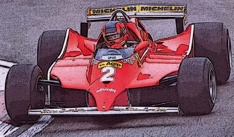 タメオ 1/43 メタルキット フェラーリ 126C イタリアGP 1980