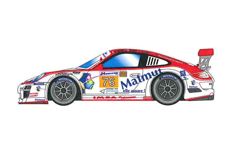 スタジオ27 デカール 1/24 ポルシェ 911 IMSA Performance Matmut 2010