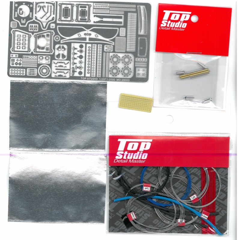 プラモデル　1/20 フェラーリ F1-2000 スーパーディテールアップセット [MD29003] フェラーリ F1-2000 スーパーディテールアップセット