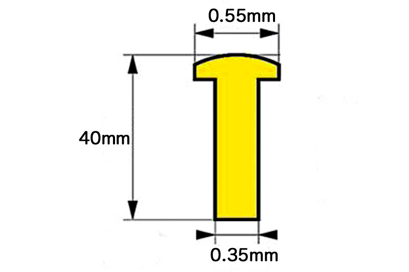 インセクトピン 0号 頭径0.55mm 100本入 (最上質ステンレス製)　20107