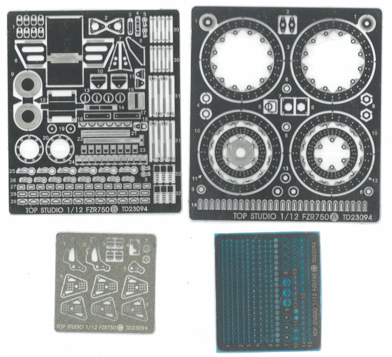 トップスタジオ 1/12 ヤマハ FZR-750 ディティールアップセット