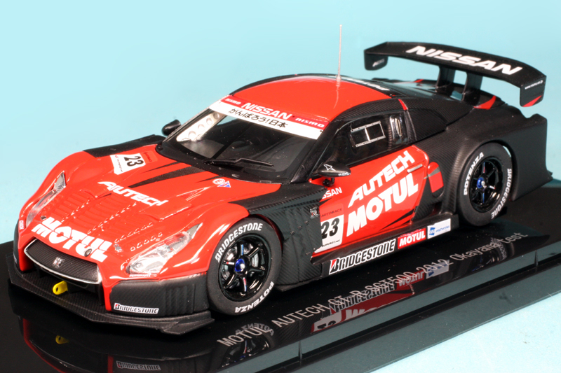 エブロ 1/43 モチュール オーテック GT-R スーパーGT 2012 岡山テスト No.23 44763