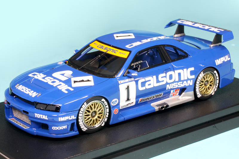 エブロ×HPI (HPI製) 1/43 カルソニック スカイライン GT-R JGTC 富士 1995 No.1 44766