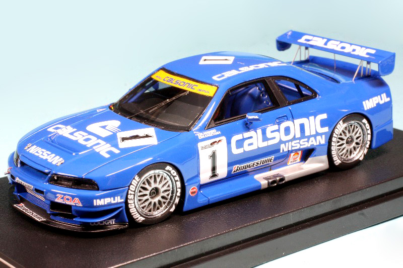 エブロ×HPI (HPI製) 1/43 カルソニック スカイライン GT-R JGTC 仙台 1996 No.1 44768