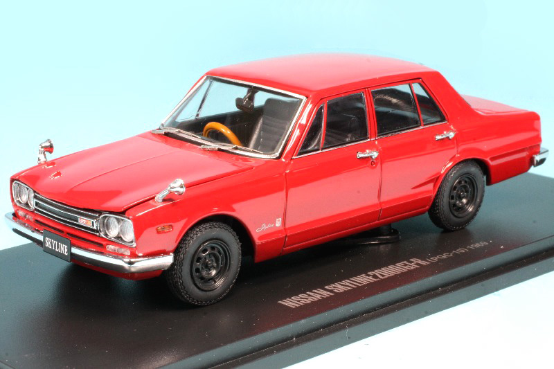 1/43京商　日産スカイライン2000GTR 京商 1/43 ニッサン スカイライン 2000 GT-R 1969 PGC10 レッド