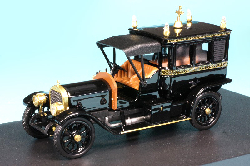 リオ 1/43 メルセデス ベンツ リムジン 1908 "霊柩車" 4383