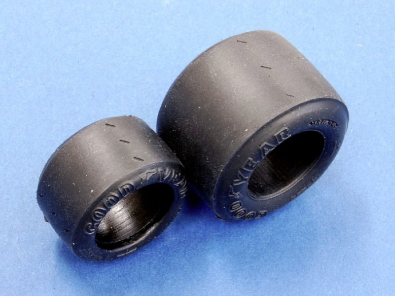 モデルファクトリーヒロ 1/20 1970年代 F1 スリックタイヤ 1台分 MFH