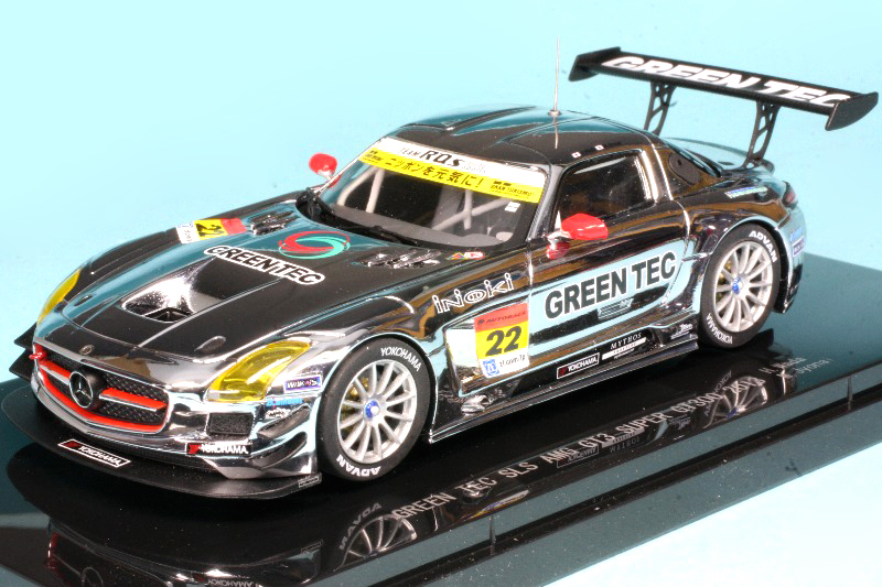 エブロ 1/43 グリーン テック SLS AMG GT3 スーパーGT 2013 No.22