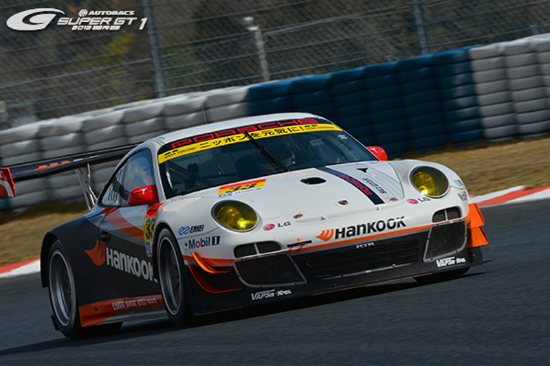 エブロ 1/43 ハンコック ポルシェ 911 GT3 R スーパーGT 2013 No.33 (レジン) 44935