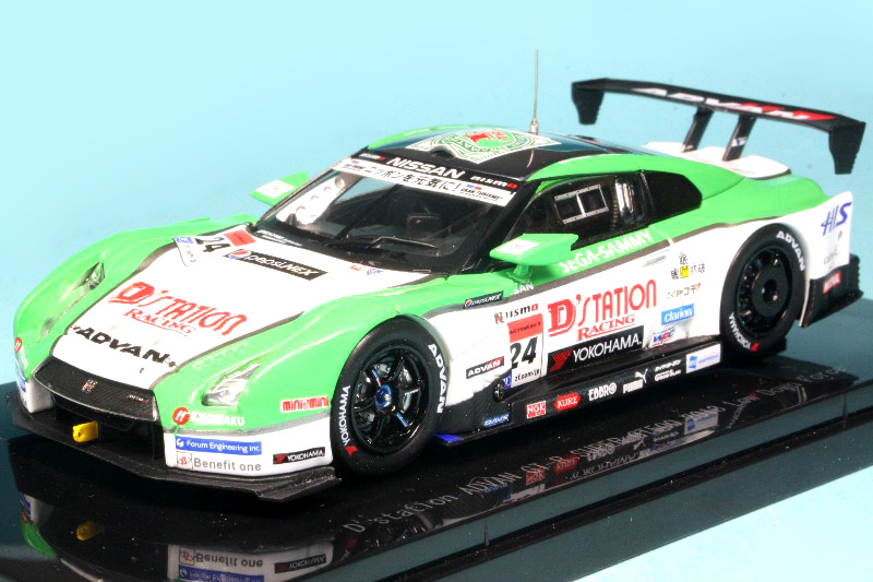 エブロ 1/43 D'station アドバン GT-R スーパーGT 2013 No.24 ローダウンフォース仕様 44966