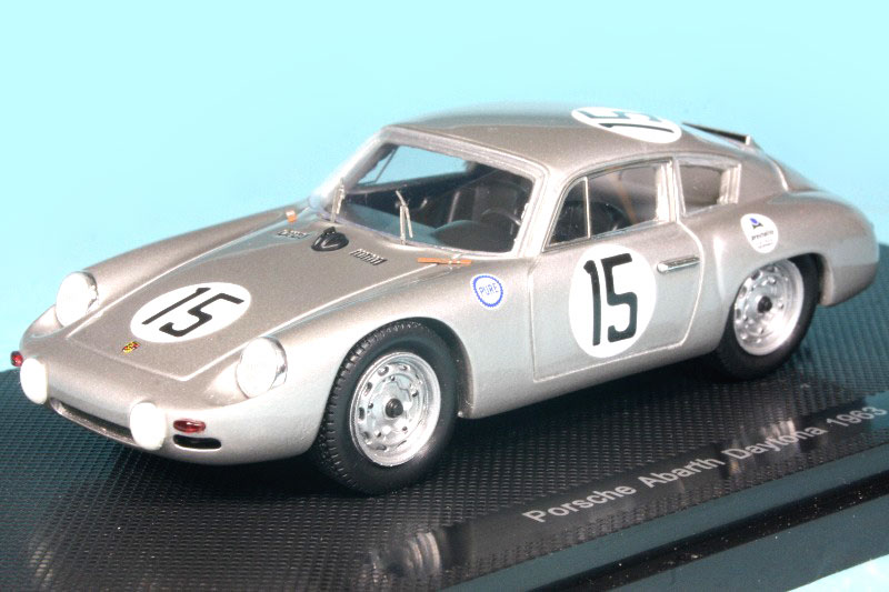 エブロ 1/43 ポルシェ アバルト デイトナ 1963 No.15 45035 ミニカー