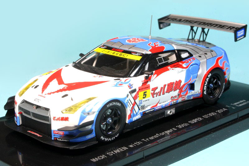 エブロ 1/43 マッハ車検 with トランスフォーマー 30th GT-R