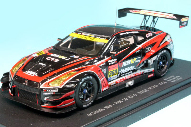 エブロ 1/43 OKINAWA IMP RUN UP GT-R スーパーGT 2014 No.360 45086