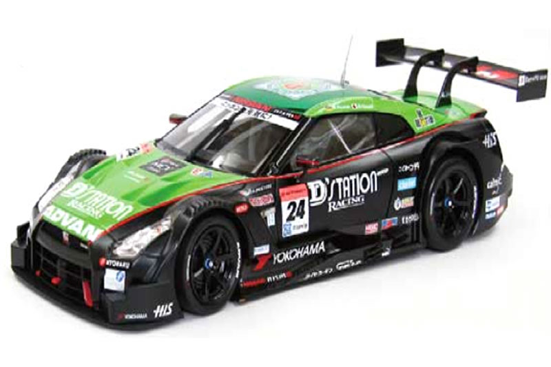 エブロ 1/18 D'station ADVAN GT-R スーパーGT 2014 Rd.2 富士 No.24 81019