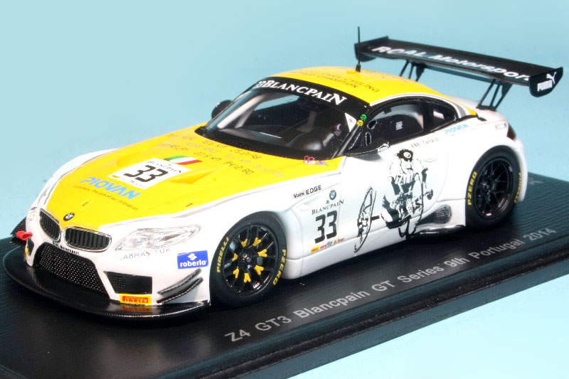 スパーク 1/43 BMW Z4 GT3 ブランパンGT ポルトガル 2014 9th No